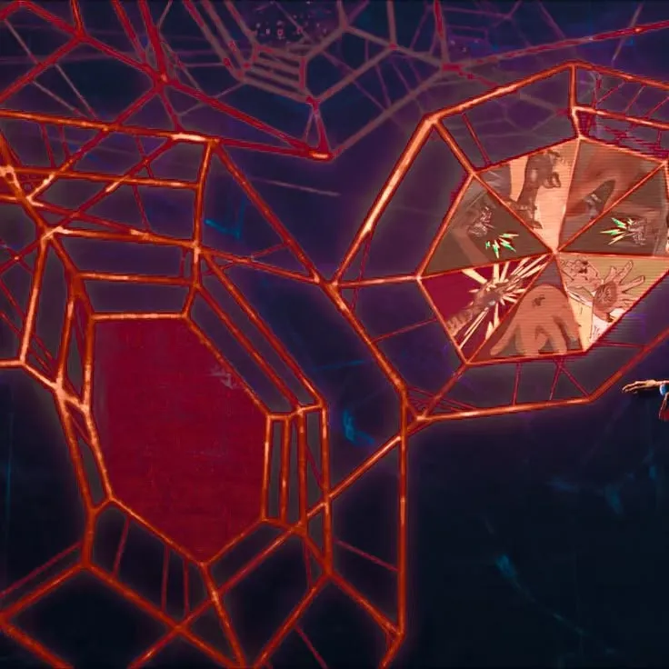 Spiderverse world artwork