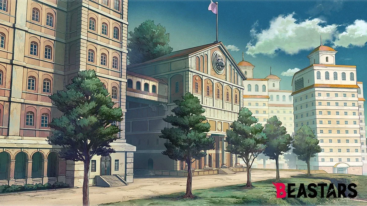 Locations in New Vael City world artwork