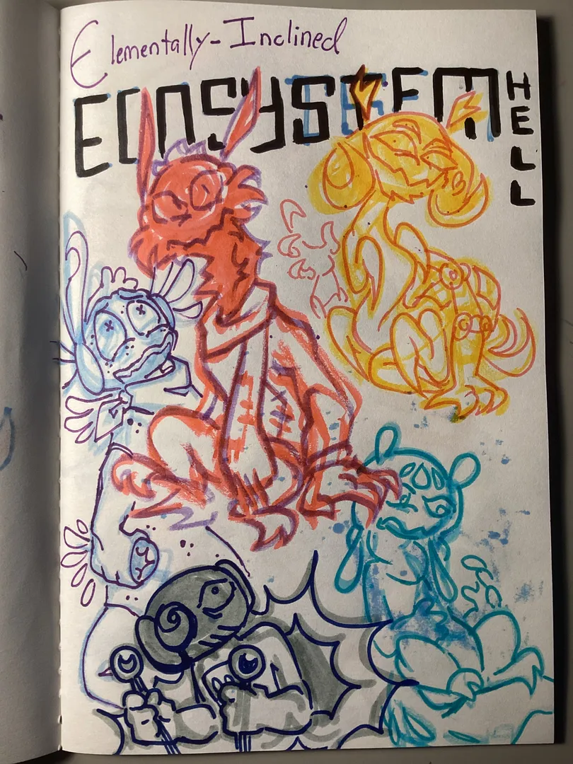 E.I. ECOSYSTEM HELL au world artwork