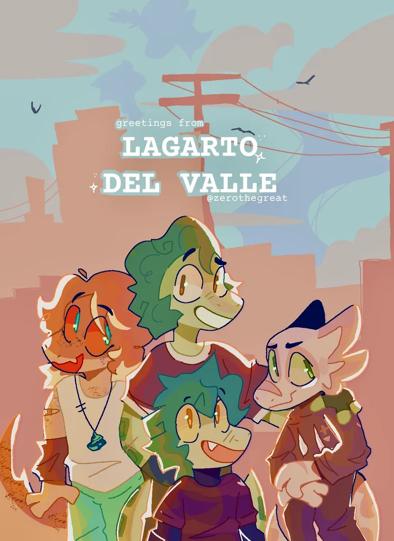 Greetings from Lagarto Del Valle world artwork