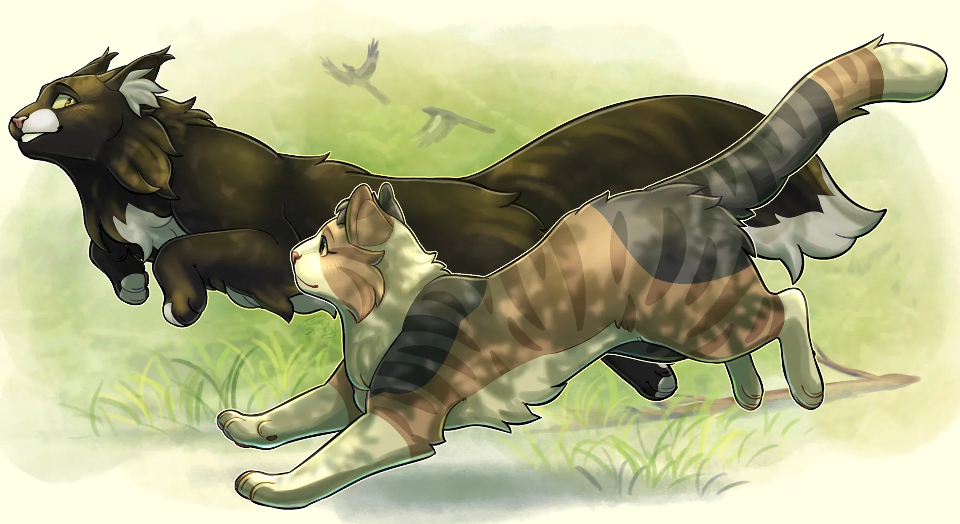 (Unnamed cat cult story) (OC Universe) world artwork