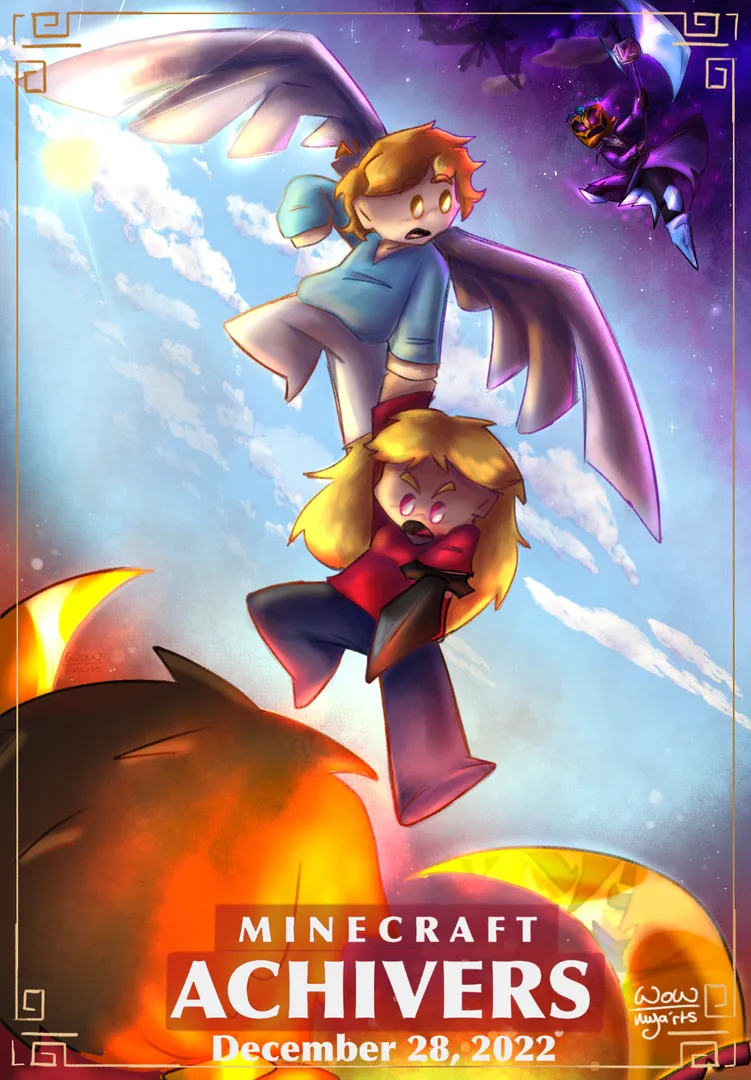 Minecraft Achievers world artwork
