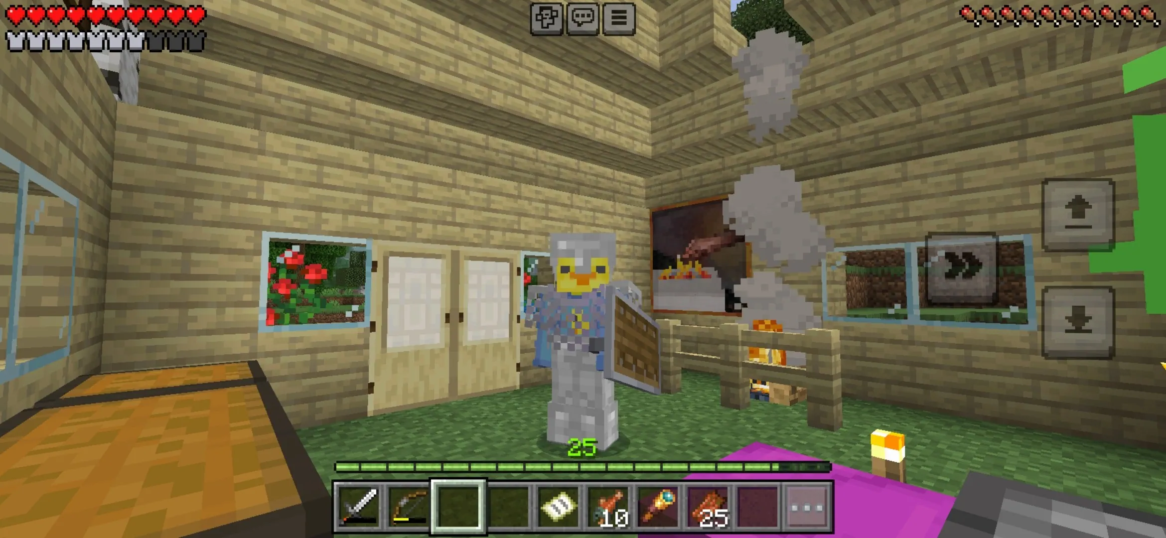 Minecraft world artwork
