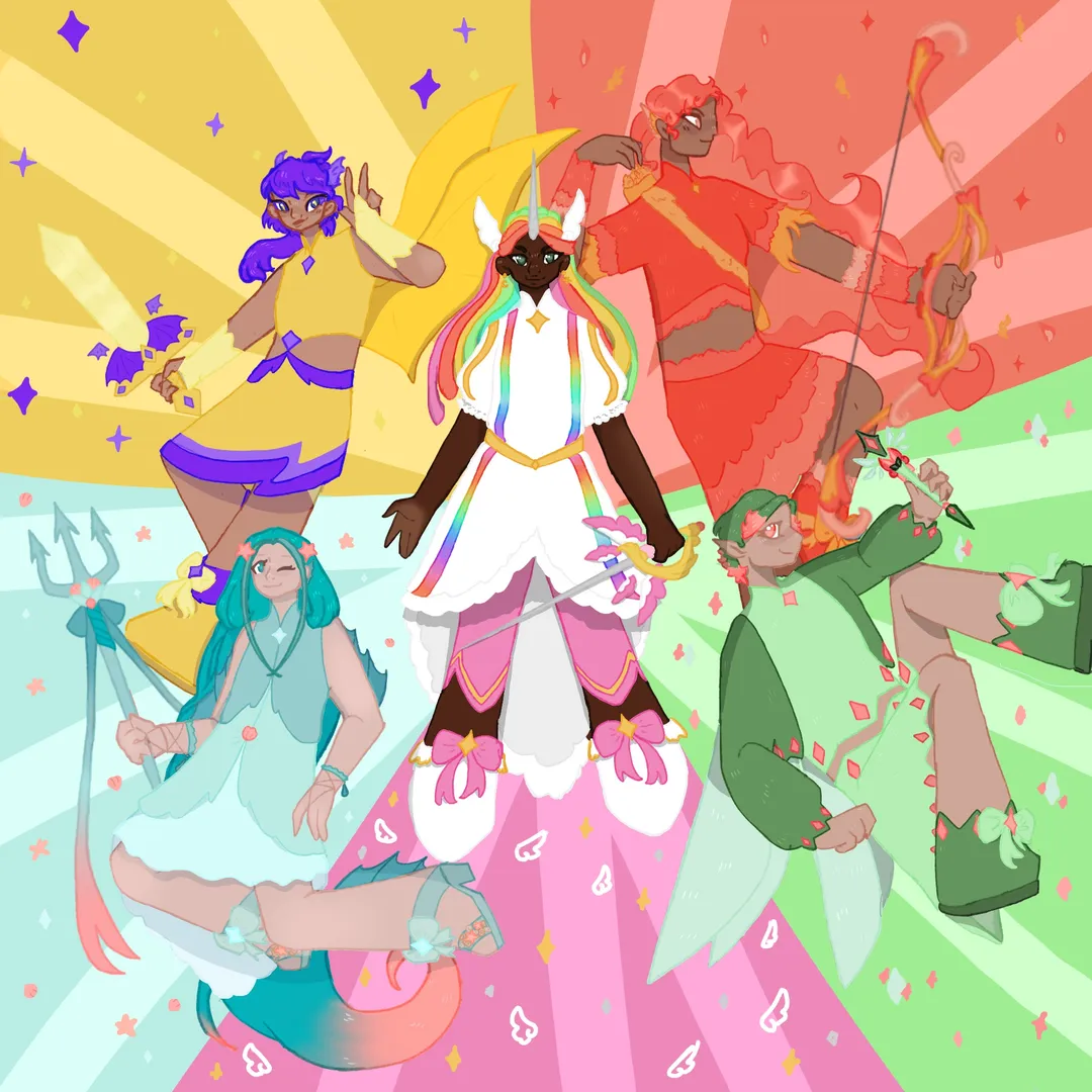 Magical girls world artwork