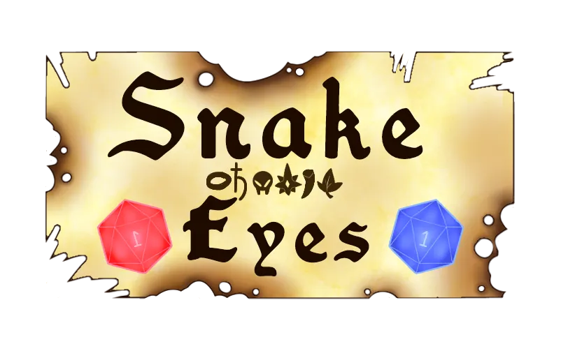 Snake eyes world artwork