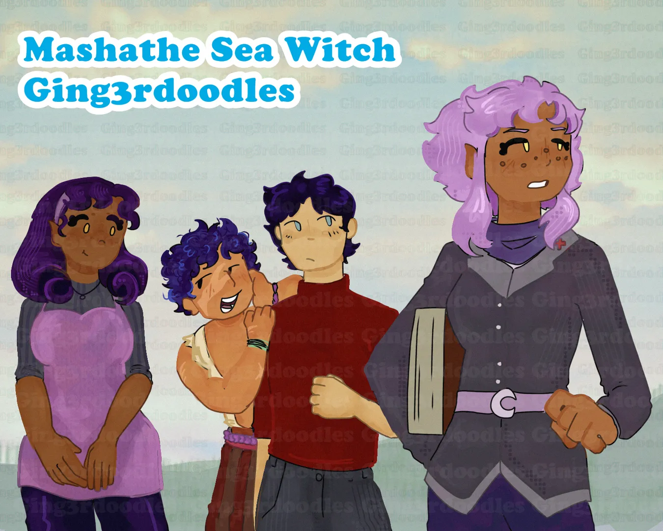Masha the sea witch world artwork