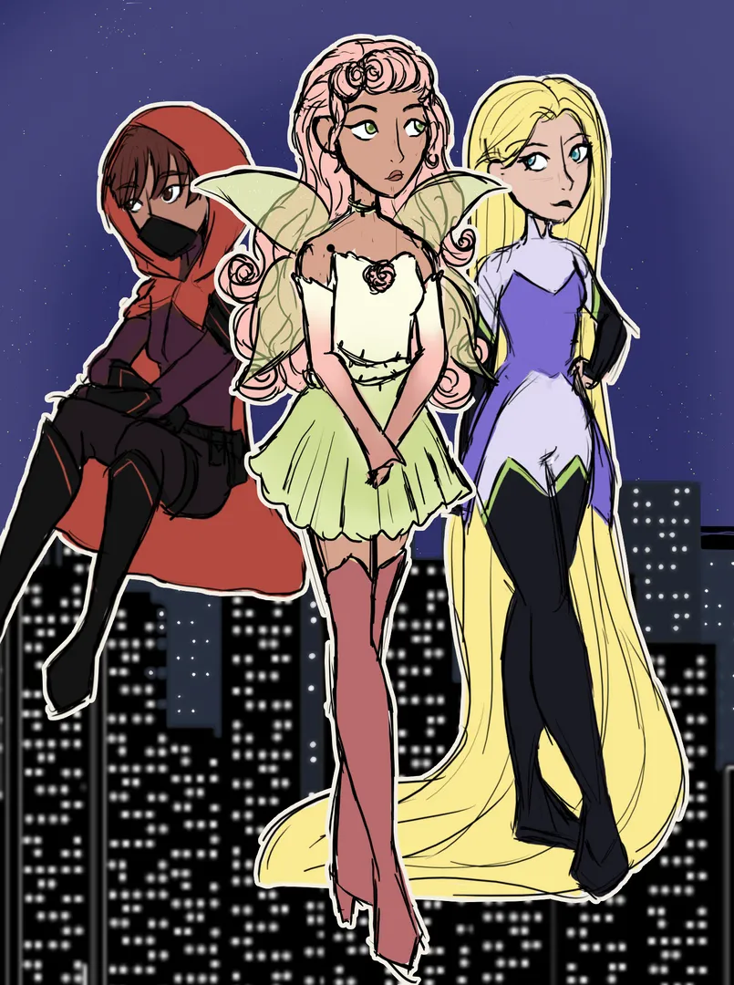 Fairytale Superheroes world artwork