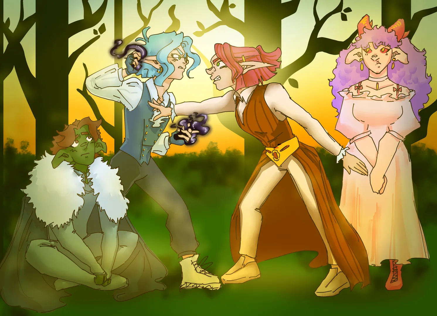 Elf World (wip-) world artwork