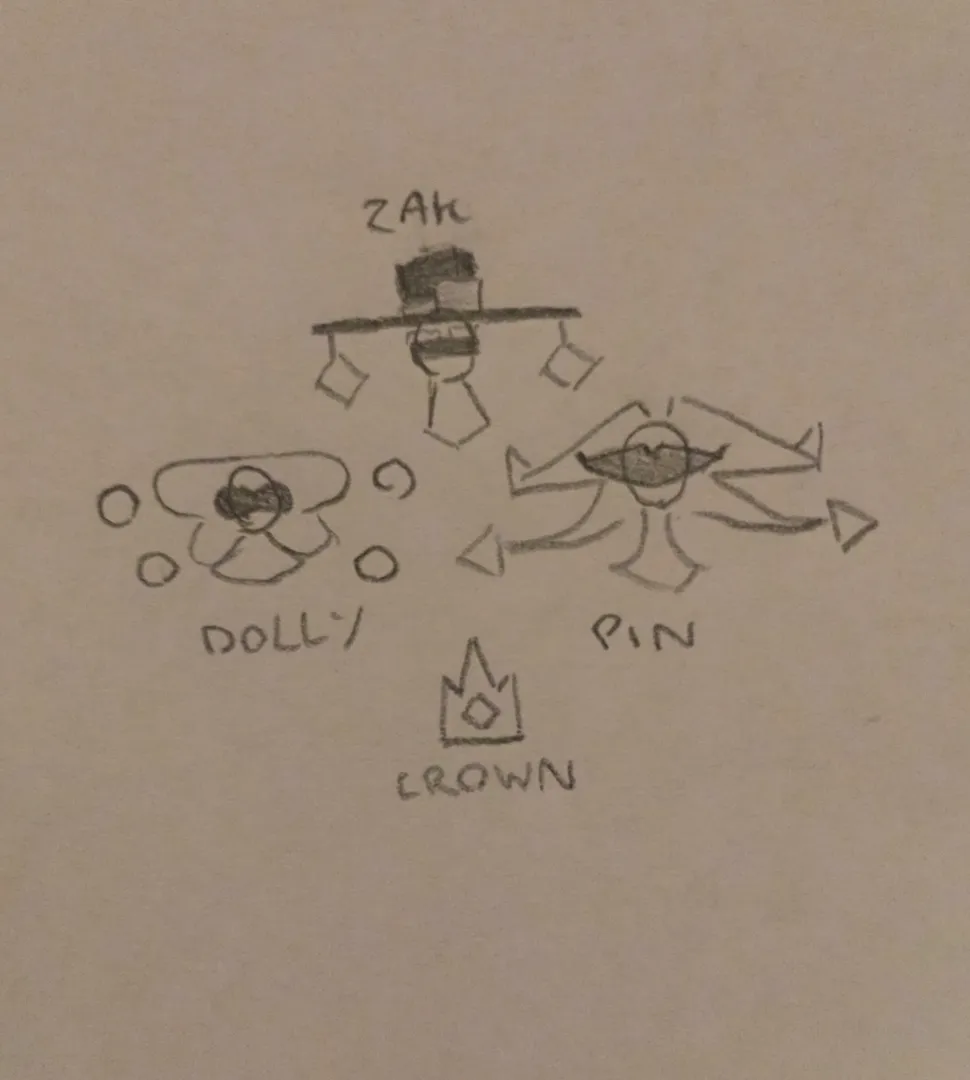 Three Clowns Steal A Crown(The World) world artwork