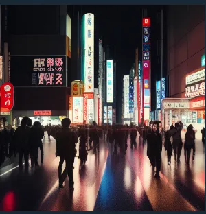 Cyberpunk world artwork