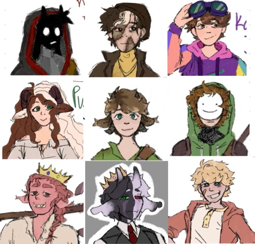 DSMP AU world artwork