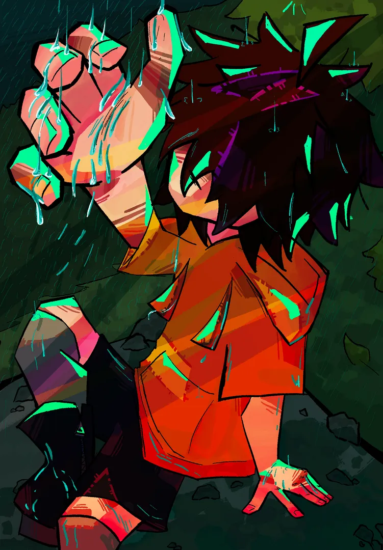 Haunted rain world artwork