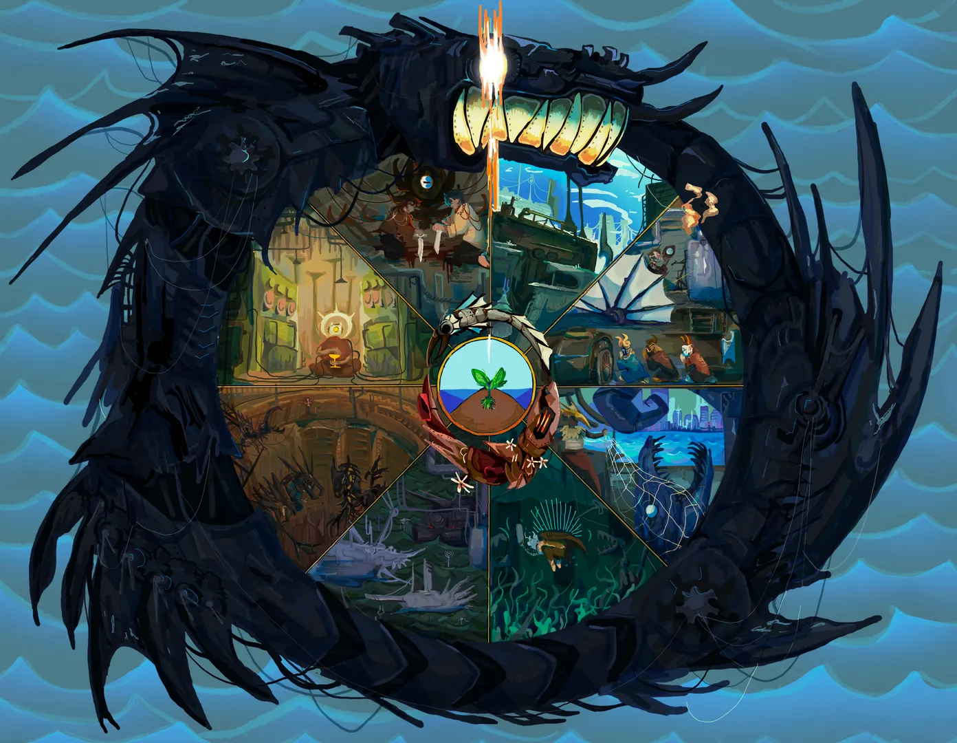 Mhaudworld world artwork