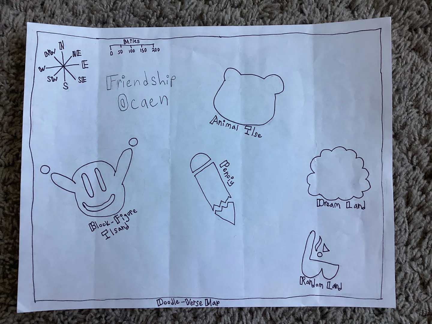 Doodleverse world artwork