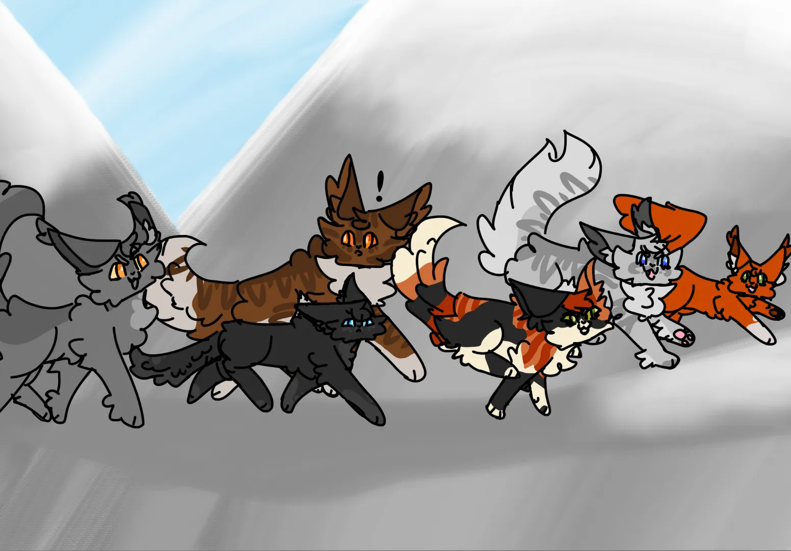 Warrior cats backgrounds & cats world artwork