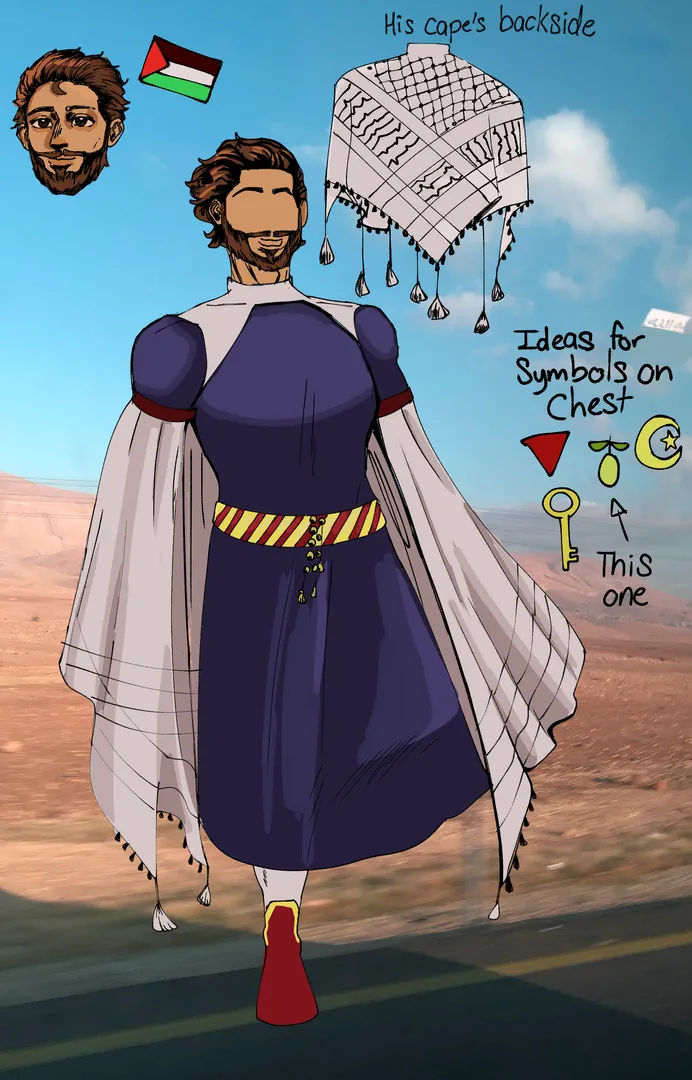 Mediterranean Superheroes! world artwork