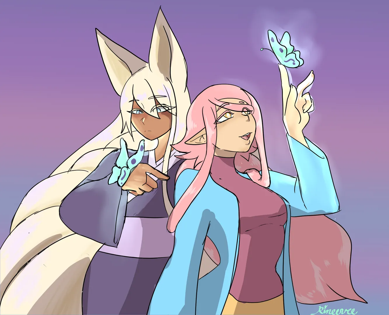 Fluttering Changes, Blooming Fates world artwork