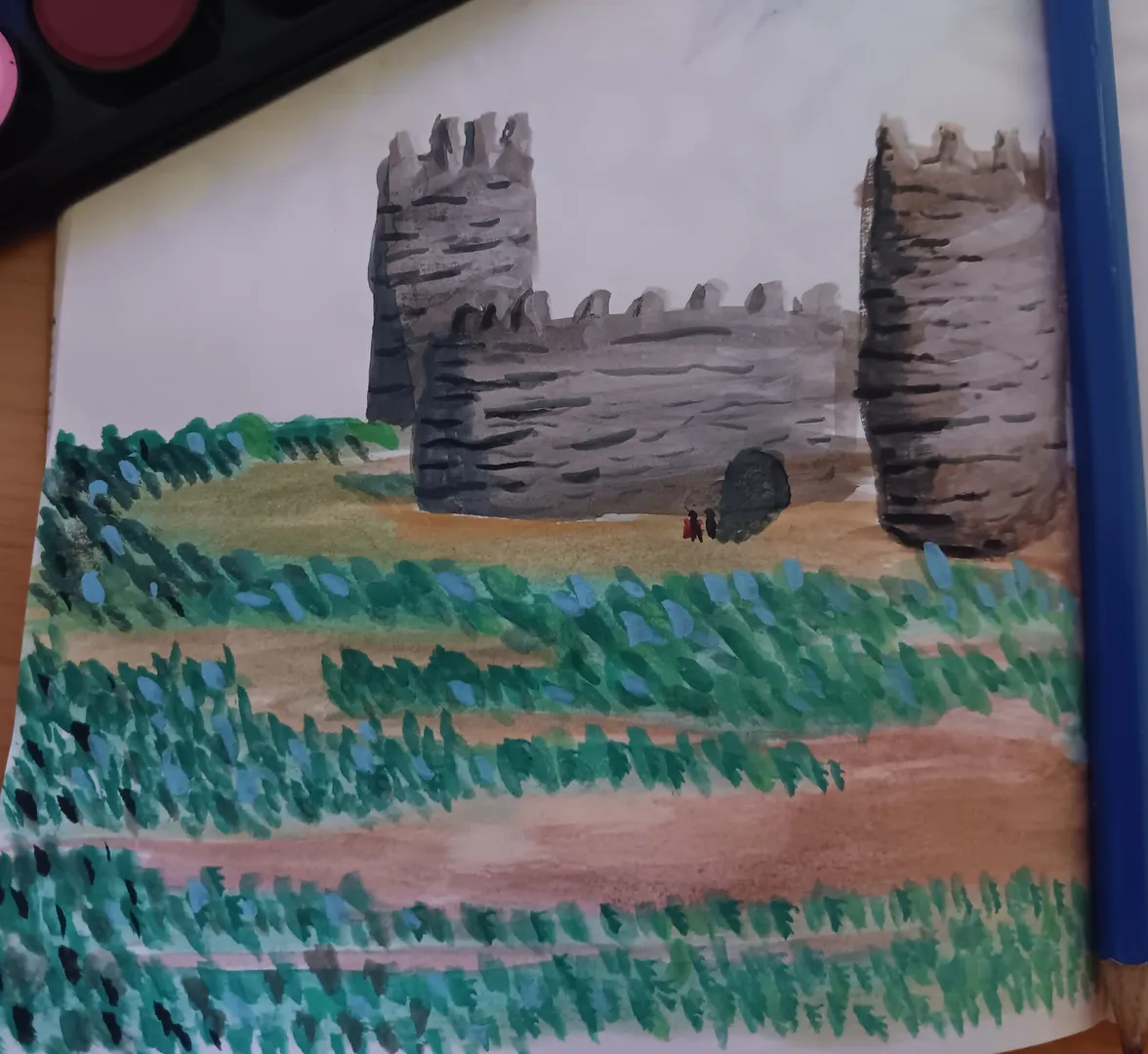 Doodle/Writing world world artwork